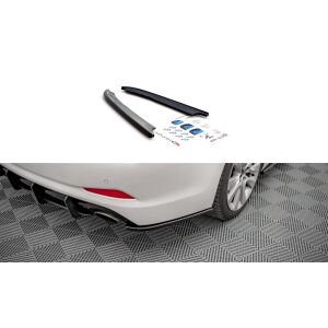 Maxton Design Heck Ansatz Flaps Diffusor für Hyundai I40 Mk1 schwarz Hochglanz