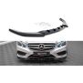 Maxton Design Front Ansatz V.2 / V2 für Mercedes-Benz E AMG-Line Limousine W212 Facelift schwarz Hochglanz