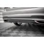 Maxton Design Mittlerer Heckdiffusor Ansatz DTM Look für Mercedes-Benz E AMG-Line Limousine W212 Facelift schwarz Hochglanz