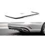Maxton Design Mittlerer Heckdiffusor Ansatz DTM Look für Mercedes-Benz E AMG-Line Limousine W212 Facelift schwarz Hochglanz
