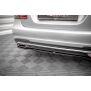 Maxton Design Mittlerer Heckdiffusor Ansatz DTM Look für Mercedes-Benz E AMG-Line Limousine W212 Facelift schwarz Hochglanz