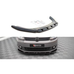 Maxton Design Front Ansatz für Volkswagen Caddy Mk3 Facelift schwarz Hochglanz