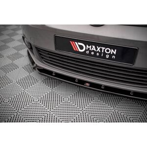 Maxton Design Front Ansatz für Volkswagen Caddy Mk3 Facelift schwarz Hochglanz