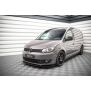 Maxton Design Front Ansatz für Volkswagen Caddy Mk3 Facelift schwarz Hochglanz