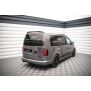 Maxton Design Seitenschweller Ansatz für Volkswagen Caddy Long Mk3 Facelift schwarz Hochglanz