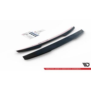 Maxton Design Spoiler CAP für Volkswagen Caddy Mk5 schwarz Hochglanz