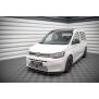 Maxton Design Front Ansatz V.2 / V2 für Volkswagen Caddy Mk5 schwarz Hochglanz