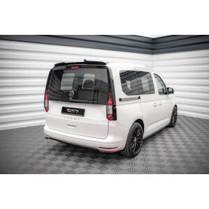 Maxton Design Mittlerer Heckdiffusor Ansatz für Volkswagen Caddy Mk5 schwarz Hochglanz