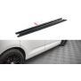 Maxton Design Seitenschweller Ansatz für Volkswagen Caddy Long Mk3 Facelift schwarz Hochglanz