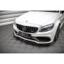 Maxton Design Front Ansatz V.3 / V3 für Mercedes-AMG C63 Coupe C205 Facelift schwarz Hochglanz