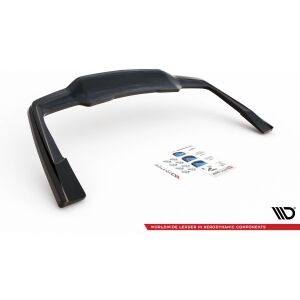 Maxton Design Mittlerer Heckdiffusor Ansatz DTM Look für Mercedes-AMG C 63 AMG Coupe C205 Facelift schwarz Hochglanz