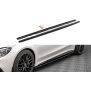 Maxton Design Seitenschweller Ansatz für V.1 / V1 für Mercedes-AMG C 63 AMG Coupe C205 Facelift schwarz Hochglanz