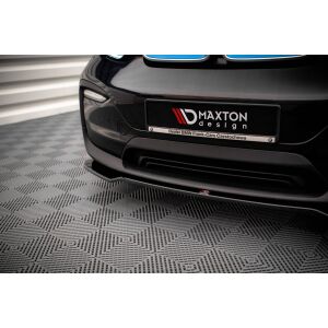 Maxton Design Front Ansatz V.1 / V1 für BMW i3 Mk1 Facelift schwarz Hochglanz