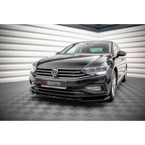 Maxton Design Front Ansatz V.1 / V1 für Volkswagen Passat B8 Facelift schwarz Hochglanz