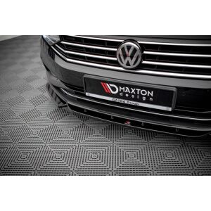 Maxton Design Front Ansatz V.1 / V1 für Volkswagen Passat B8 Facelift schwarz Hochglanz