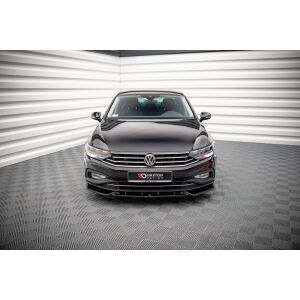 Maxton Design Front Ansatz V.2 / V2 für Volkswagen Passat B8 Facelift schwarz Hochglanz