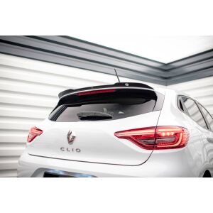 Maxton Design Spoiler CAP für Renault Clio Mk5 schwarz Hochglanz