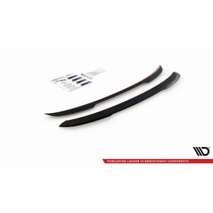 Maxton Design Spoiler CAP für Renault Clio Mk5 schwarz Hochglanz