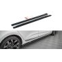 Maxton Design Seitenschweller Ansatz für Renault Clio Mk5 schwarz Hochglanz