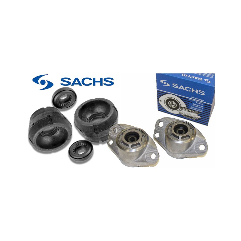 4x Sachs Domlager / Federbeinlager / Stützlager vorn+hinten VW Polo (