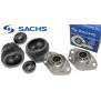 4x Sachs Domlager / Federbeinlager / Stützlager vorn+hinten VW Polo (6R/6C) / UP