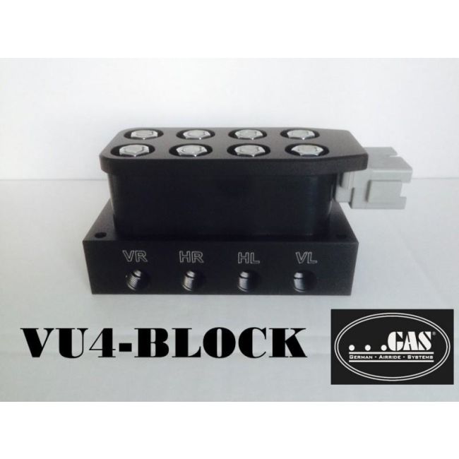 VU4 - Magnetventilblock mit 7m Anschlußkabel für 2 Wippschalter